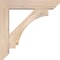 Ekena Millwork Imperial Slat Smooth Bracket w/ Offset Brace, Douglas Fir, 5 1/2"W x 24"D x 24"H BKT0604X24X24IMP06SDF - alternate 3